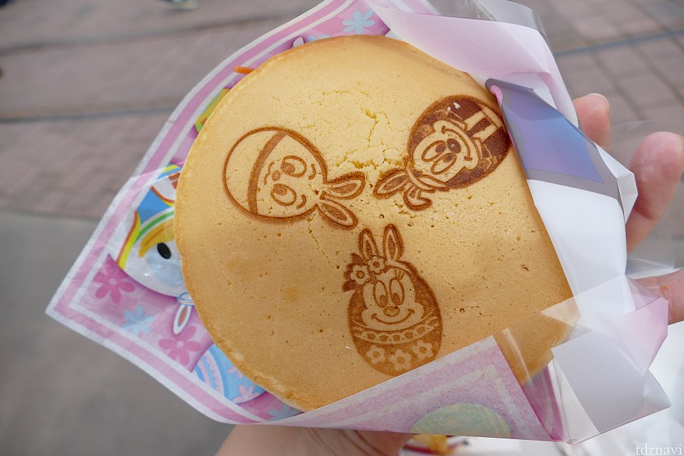 パンケーキに可愛すぎる焼き印が・・・!何処までも凝ってる♪