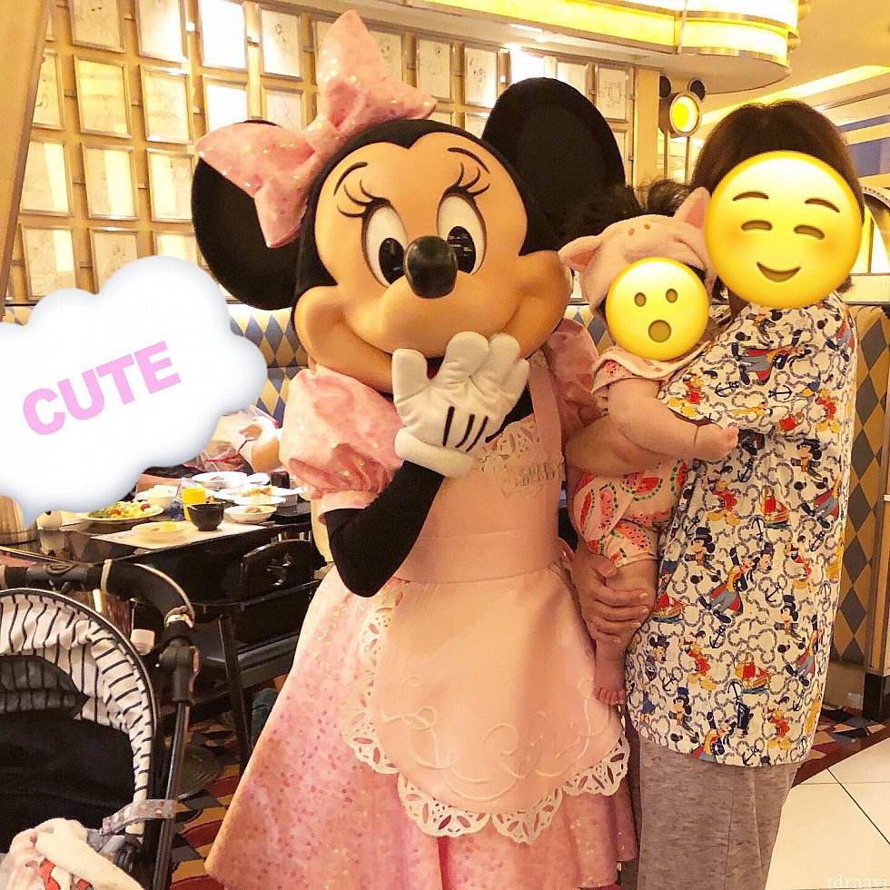 娘はこの日トイストーリーのハム🐖に変身してたので
ミニーちゃんクスクスしてました💓笑
