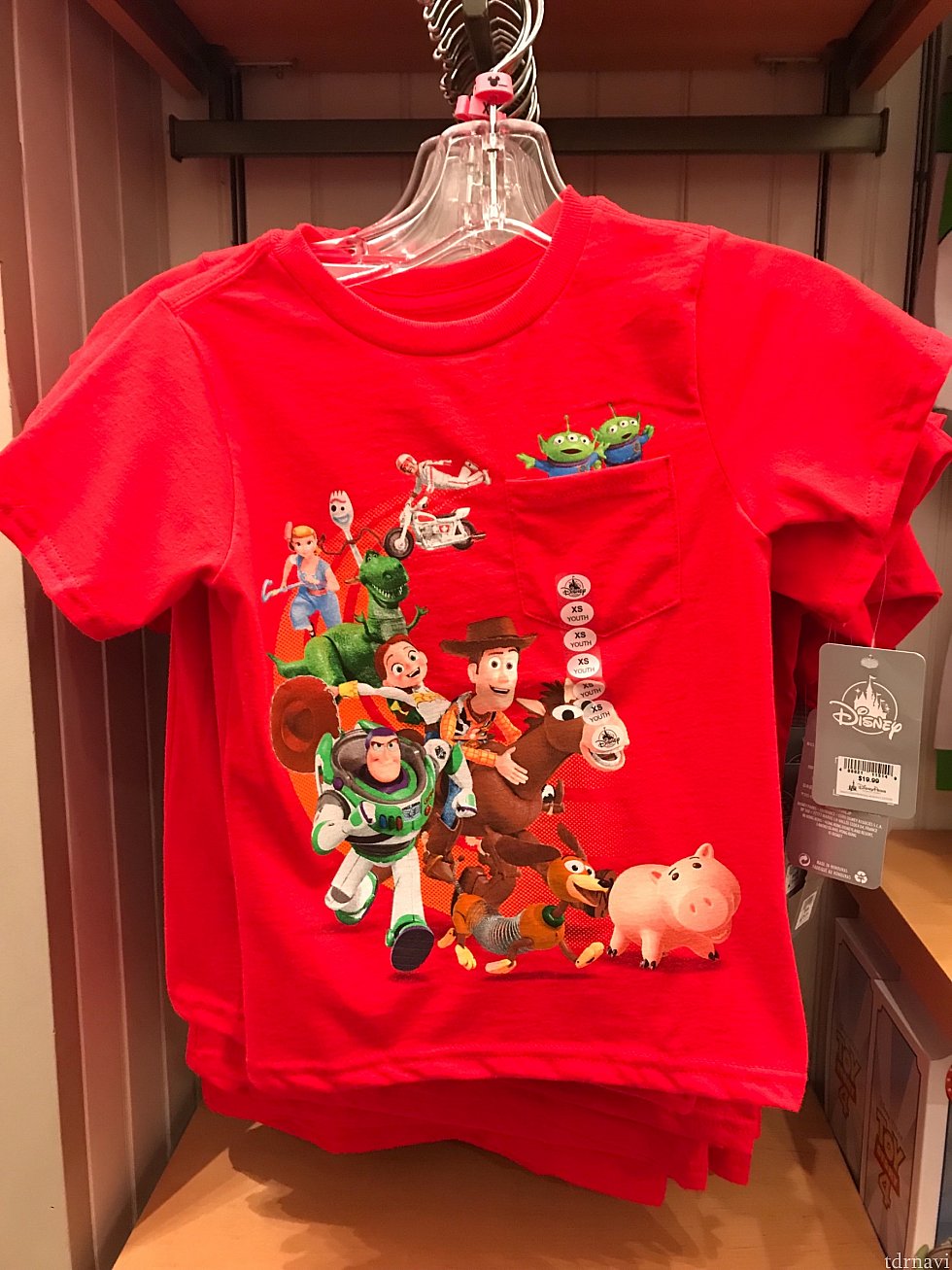 トイストーリー 4 のTシャツ