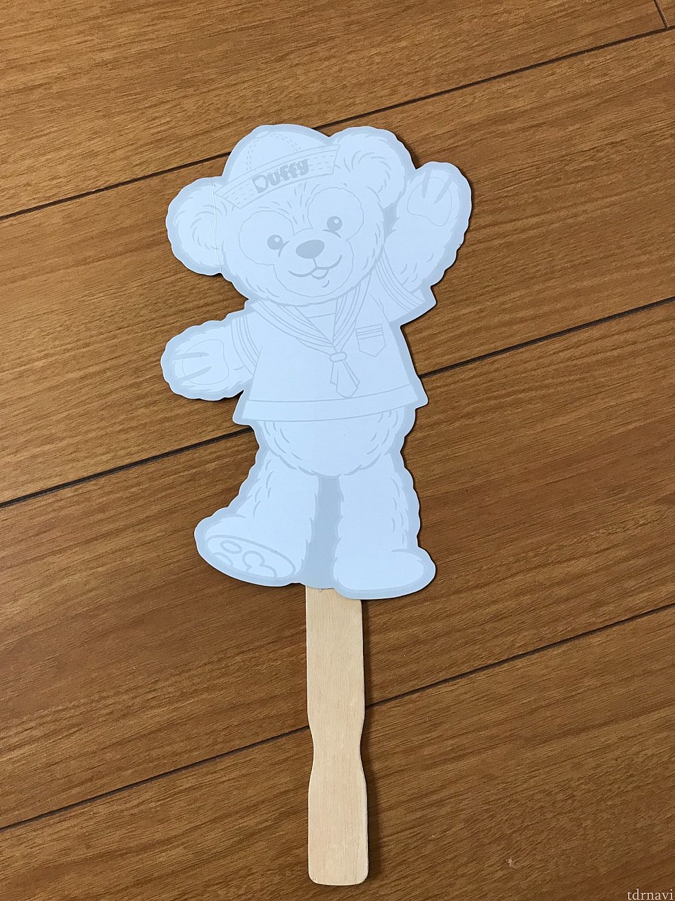 以前のものです。ダッフィーの塗り絵になってます。