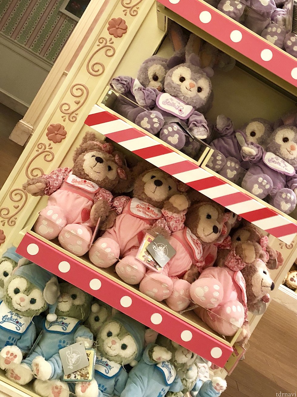 メイちゃんとジェラトーニも♡ダッフィーは品切れ中?