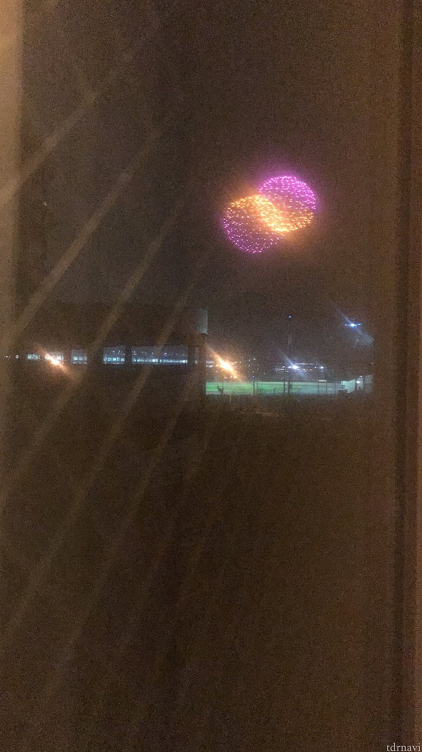 でも花火見えました🎆