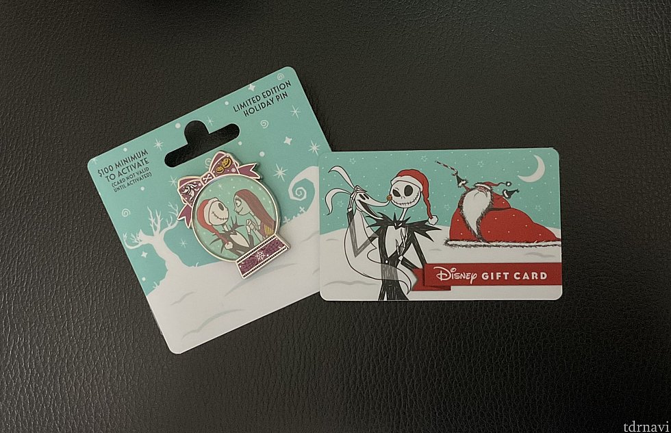 ピンズコレクターさん必見！ホリデーシーズンに購入できるピンズ付きギフトカード！ グッズ・お土産（フロリダ）