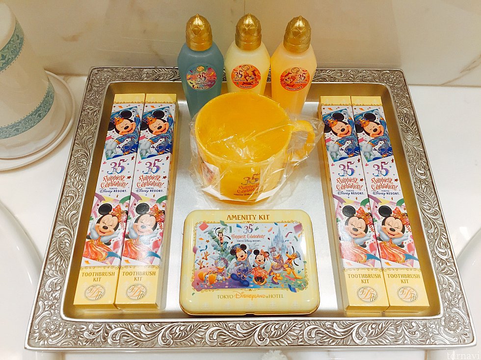 アメニティも35周年デザインですっごくかわいかったです♡
