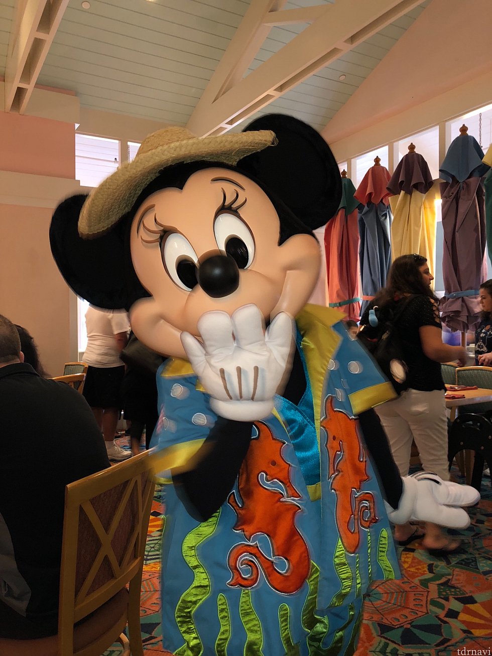 ミニーちゃん!
ニューフェイスでもバッチリ!