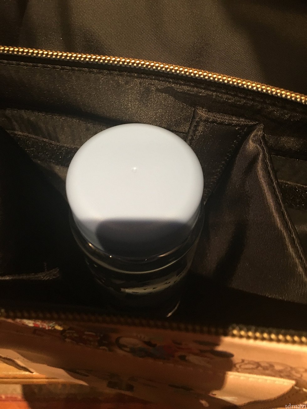 同時期に発売されたダッフイーのスーベニアボトルもすっぽり入ります。