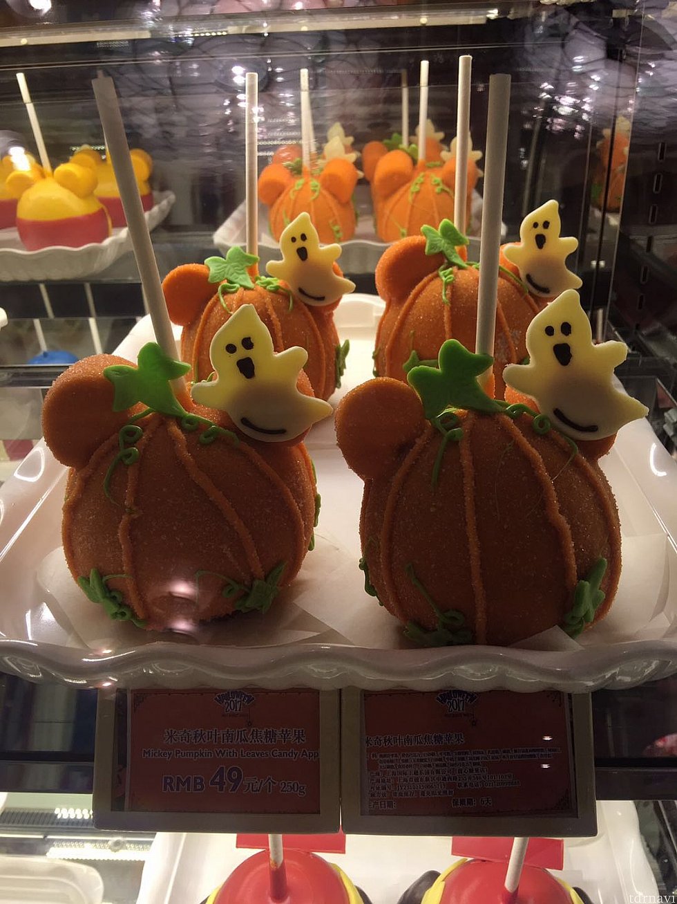 オバケが可愛い👻キャンディーアップル🎃