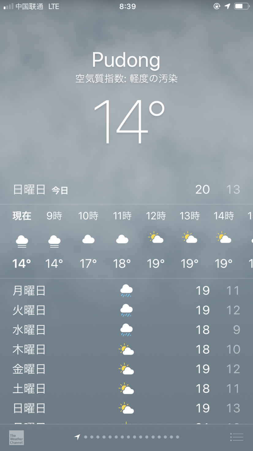 日曜日の朝
やばいです😅