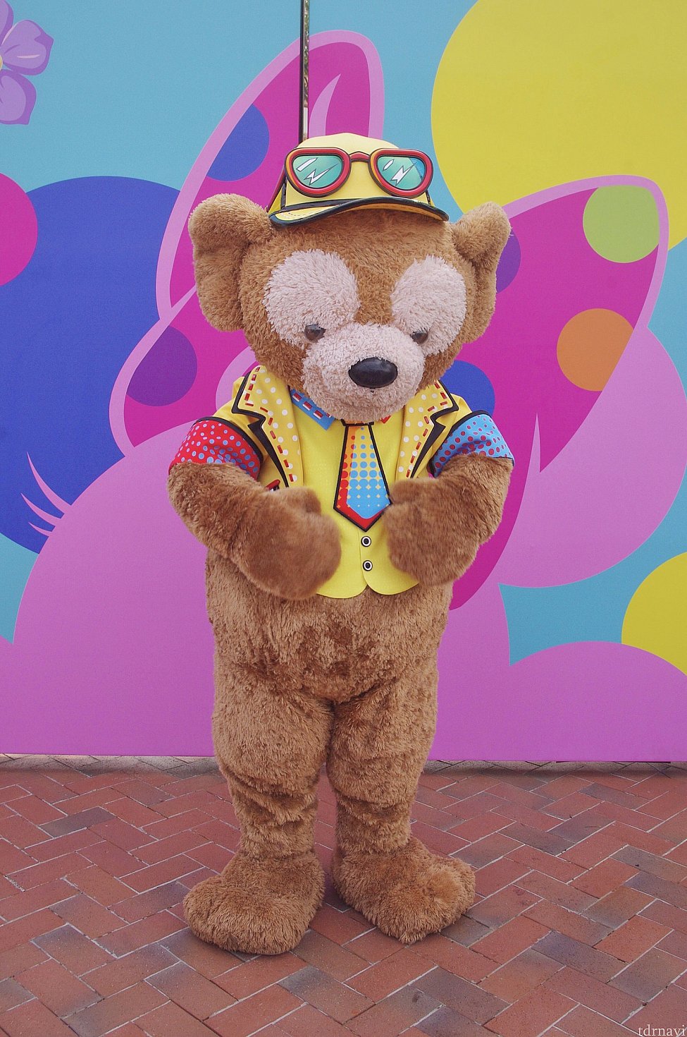ダッフィー♡ワンショットをお願いしたら洋服を整えて…