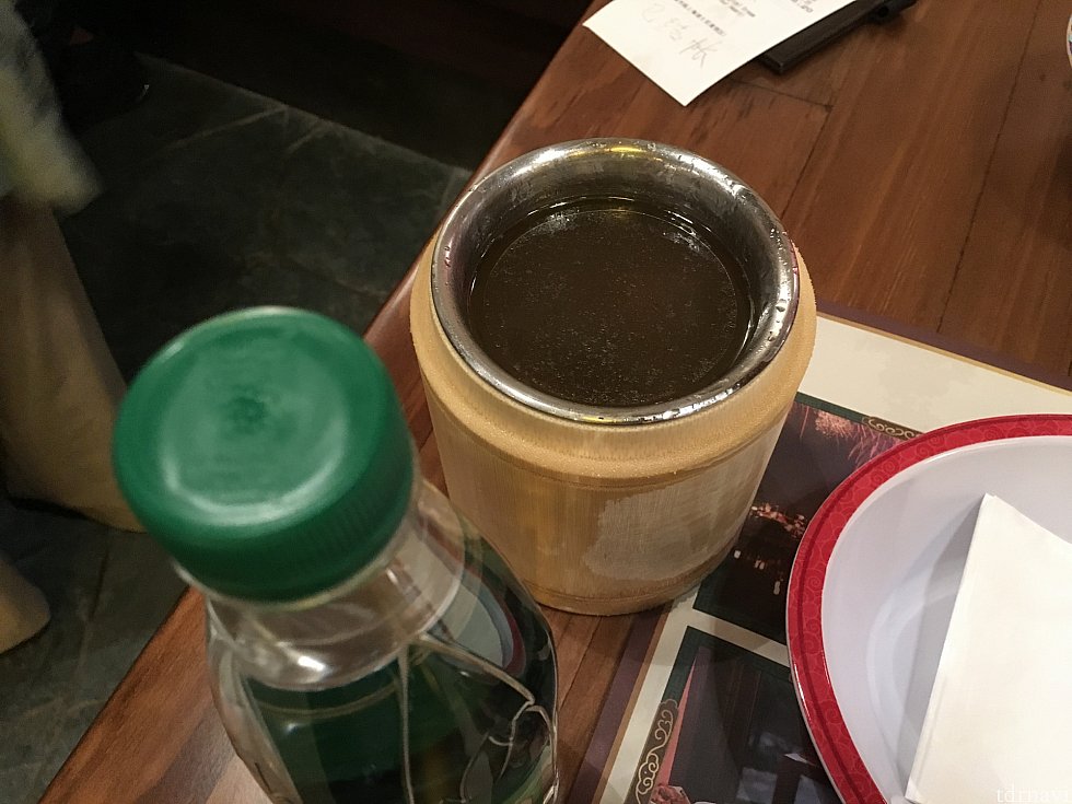 こちらはスープ。これは自分で選択したつもりがないので、元々付いているもののはず