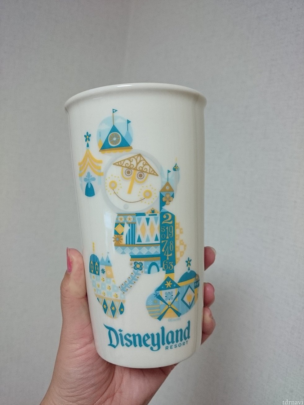 購入したスモールワールドデザインの陶器タンブラー!
