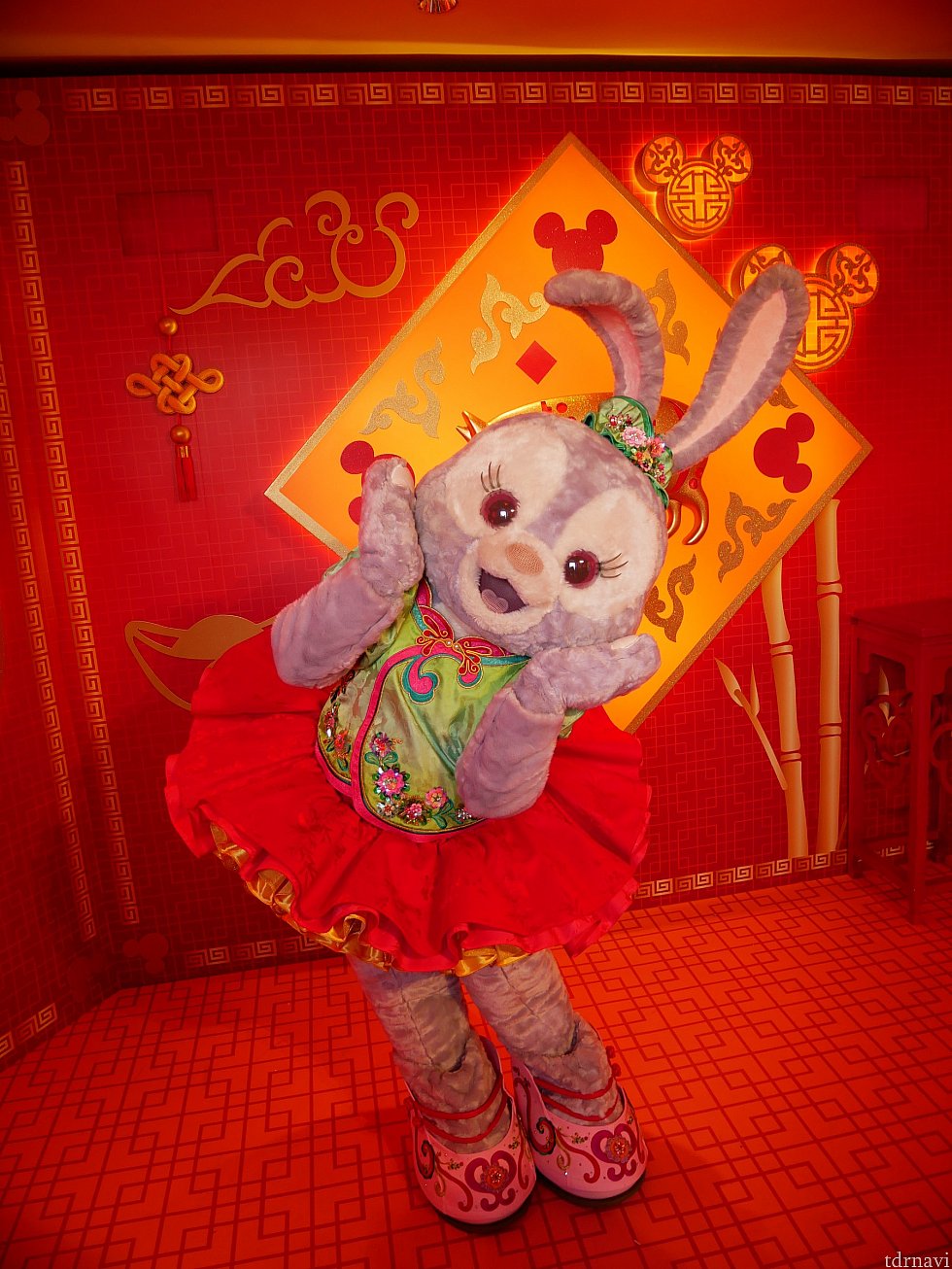 【アネックス】ステラ・ルー
17日はステラ・ルーとシェリーメイが交互に出てました。
靴の刺繍まで凝った衣装✨