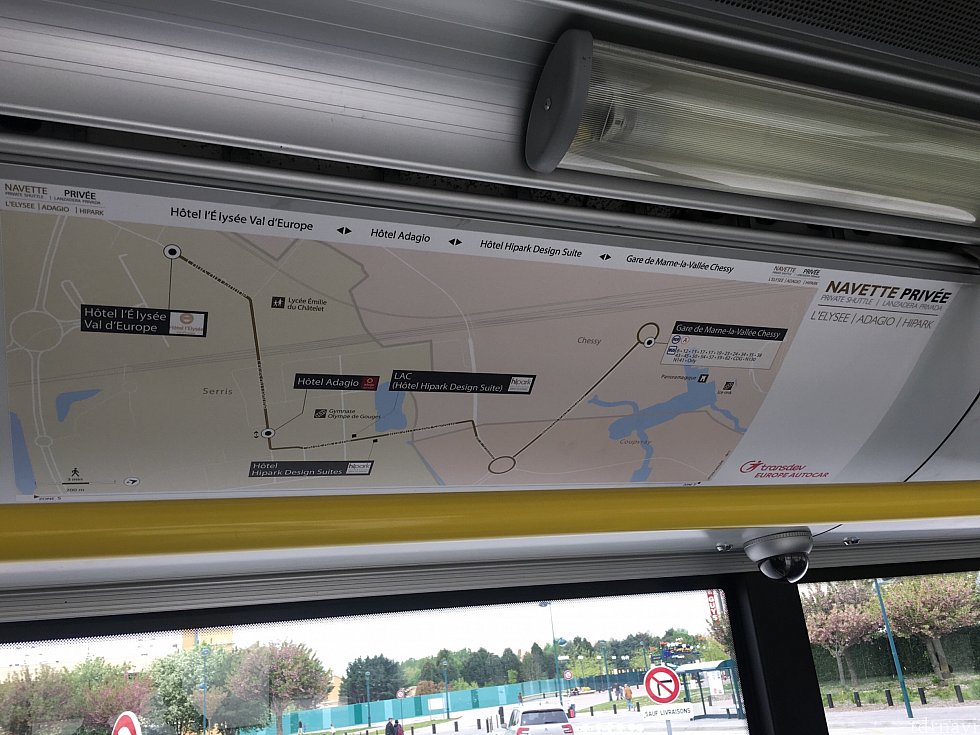 シャトルバス路線図