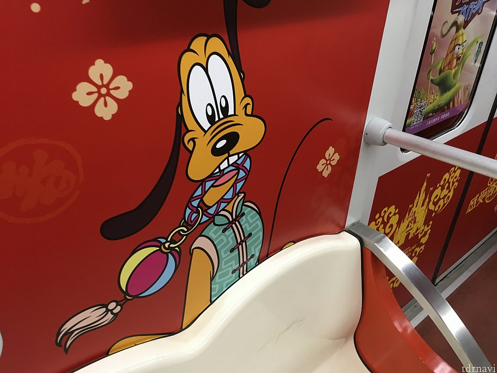 ミニーちゃん、プルートと撮り、