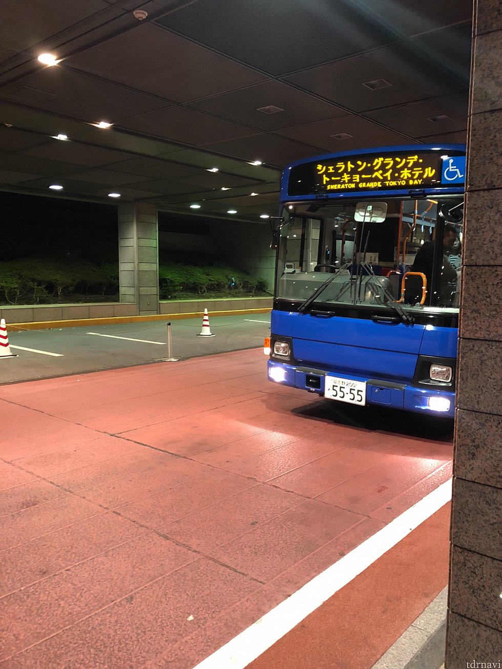 バスで舞浜駅まで利用しました(^。^)
