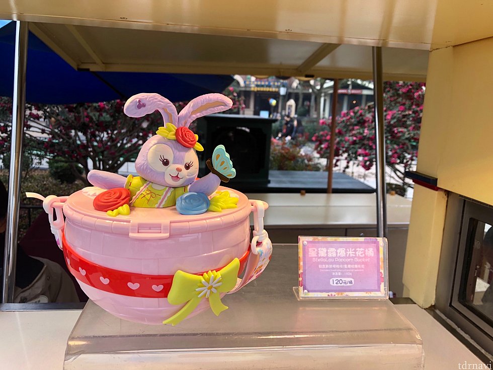 ポップコーンバケツもステラルー♡埋まってるけど可愛い