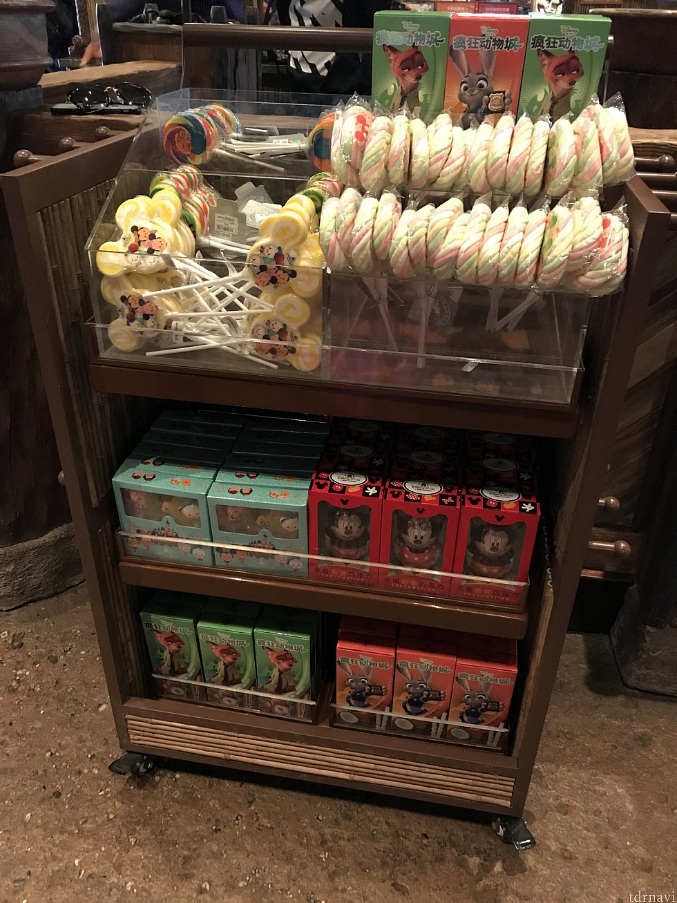 ショップで売ってるアメとか