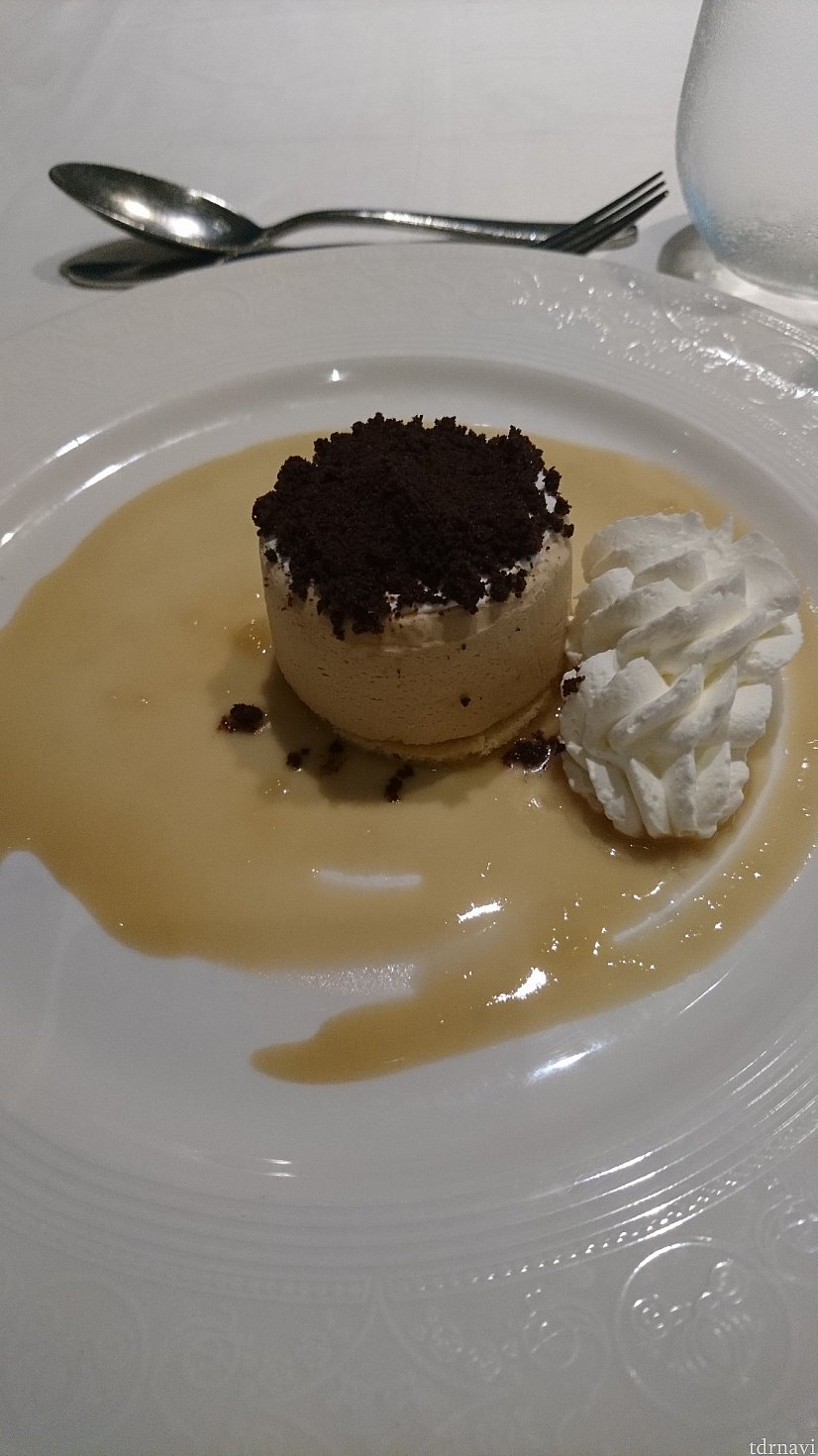 こちらはデザート!
No Sugar Added Dessertsのメニューです。
コーヒーのムース?で美味しかったです☕