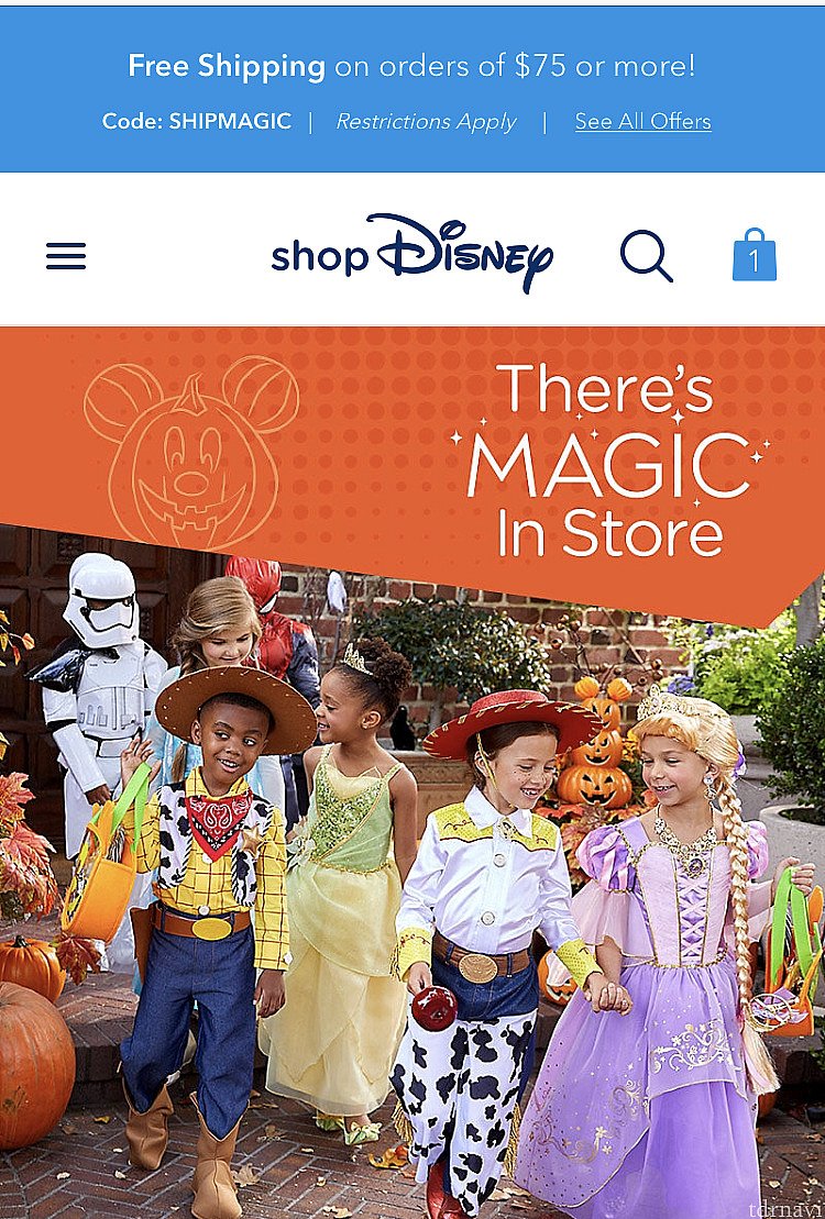 日本からも、
Disney store usa と検索すれば、shop Disneyの商品を見ることができます!