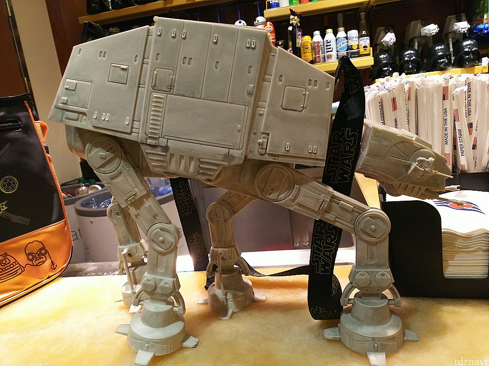 ポップコーンバケツがAT-AT!これは…お持ち帰りしたかった…。(涙)