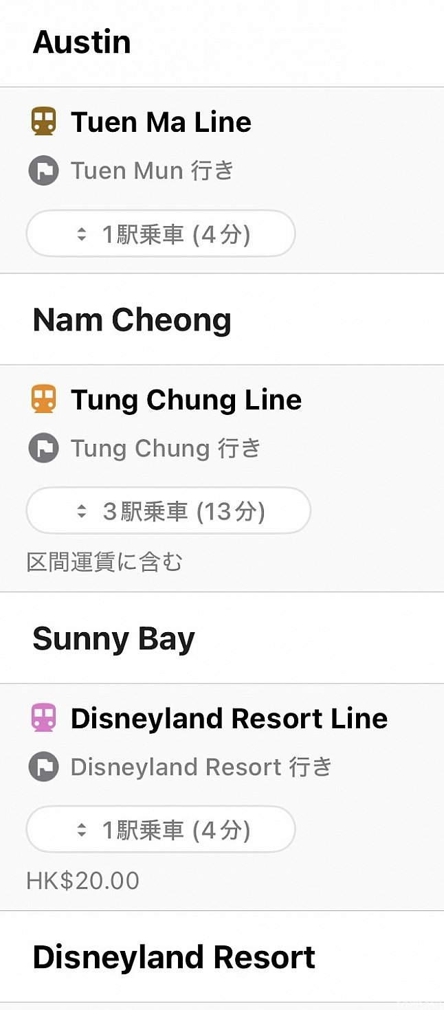 柌士甸駅からディズニーまで