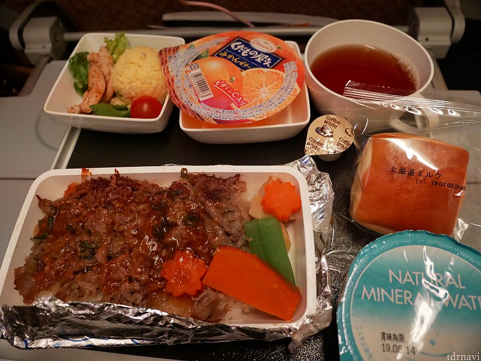 往路:機内食2回目