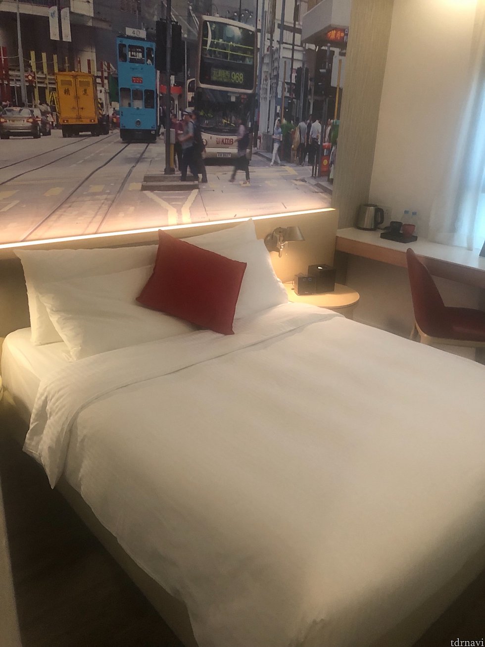 部屋はとっても清潔で快適