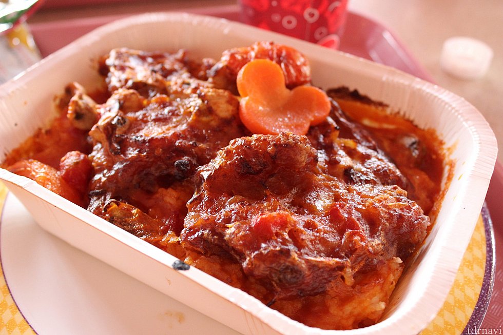 Baked Pork Rice:HK$139
やはり紙皿だとイメージダウンが…メニューの写真とは受け取った時のギャップがあり、あれ?これ頼んだ?状態に😅まぁそれは仕方ないですね。