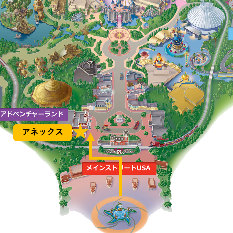 香港ディズニーランド アネックスの場所