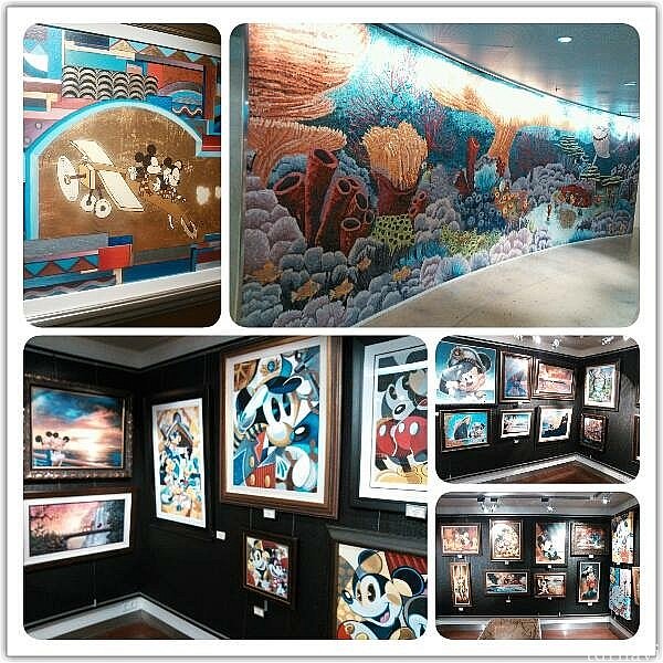 船内絵画やアート作品♪