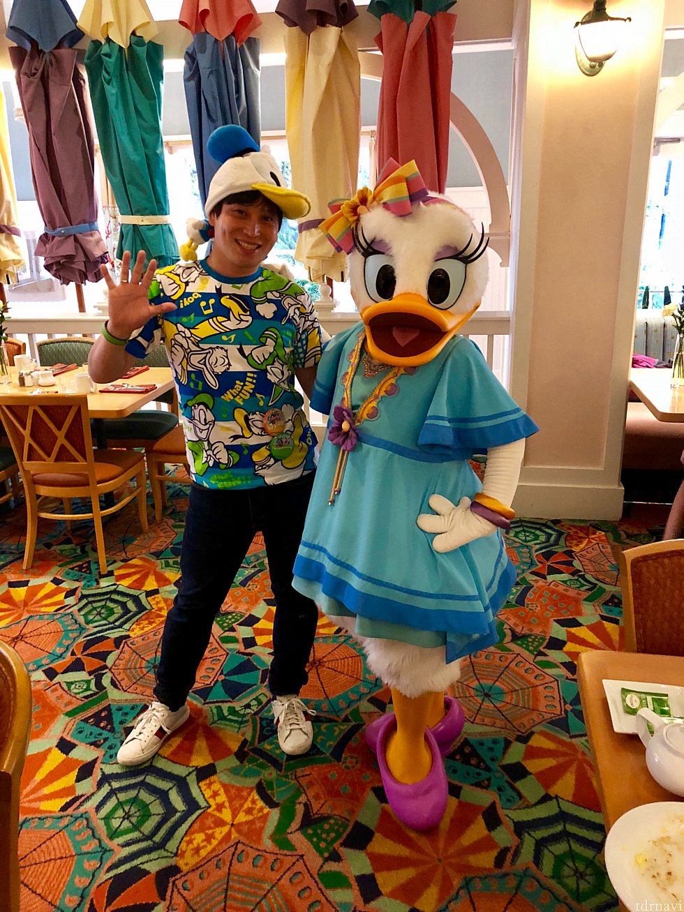 デイジーと一緒にパシャり!