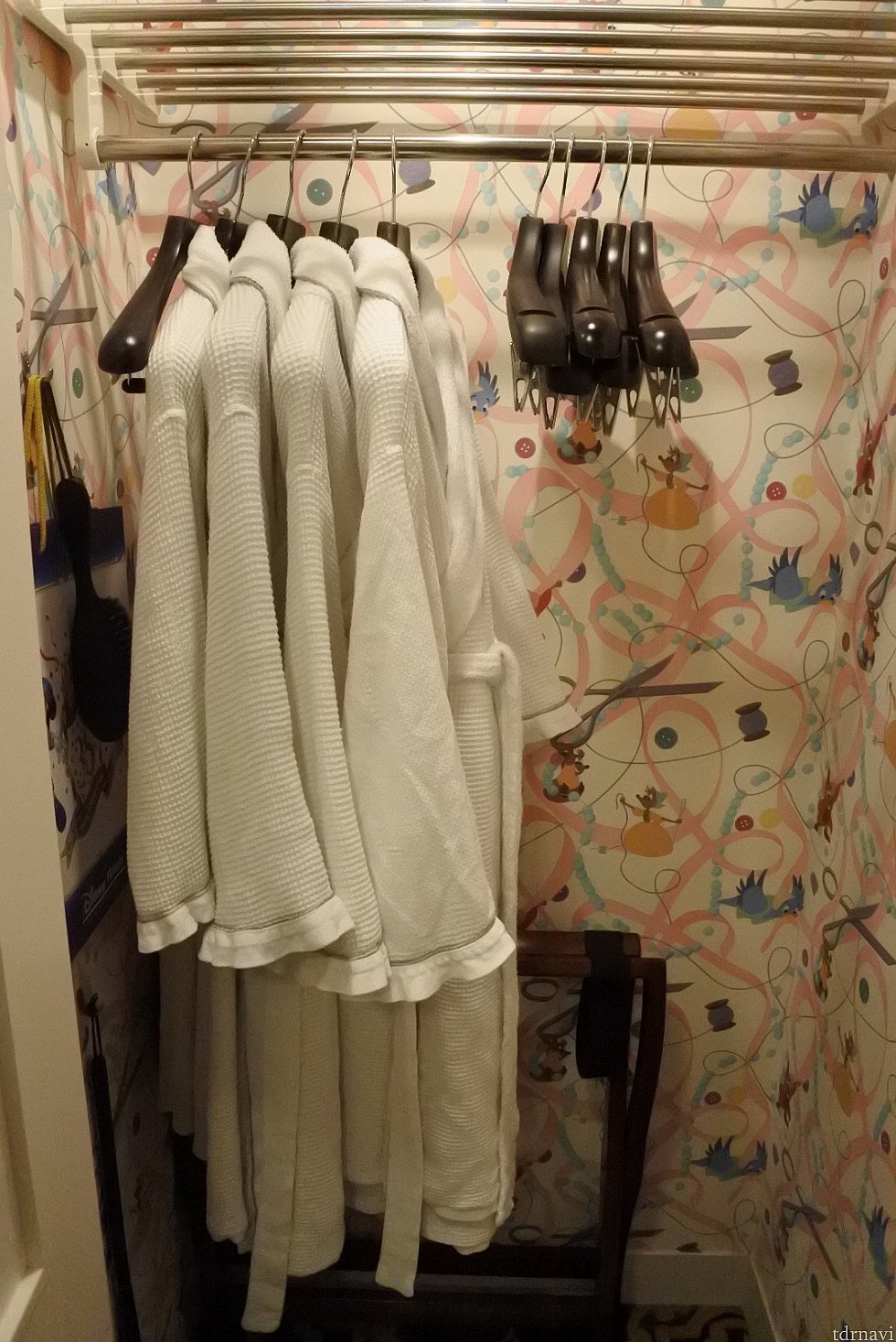 バスローブの袖がかわいかったです。