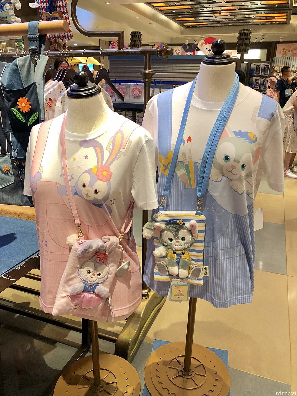 可愛いTシャツ♡189元。このTシャツはダフメイのはありませんでした。
ポシェットはダフメイのもあります。189元。