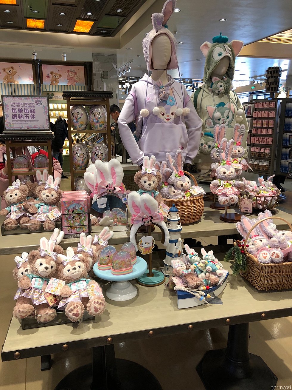 この時パーク外のショップにあったのはこれだけ。
ちなみに、ジェラトーニとステラルーのパーカーは30%オフになっていました