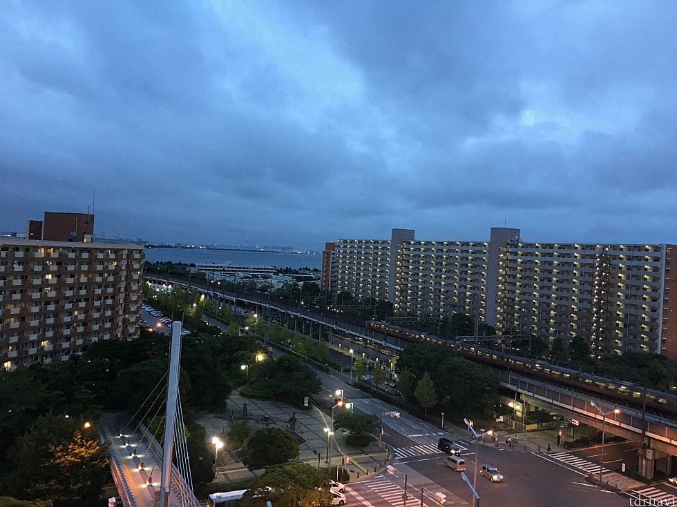 部屋からの眺望その①9階でした♪