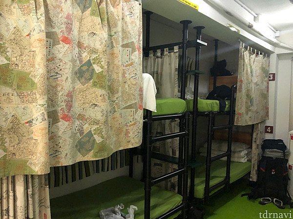 8人用ドミトリーです。