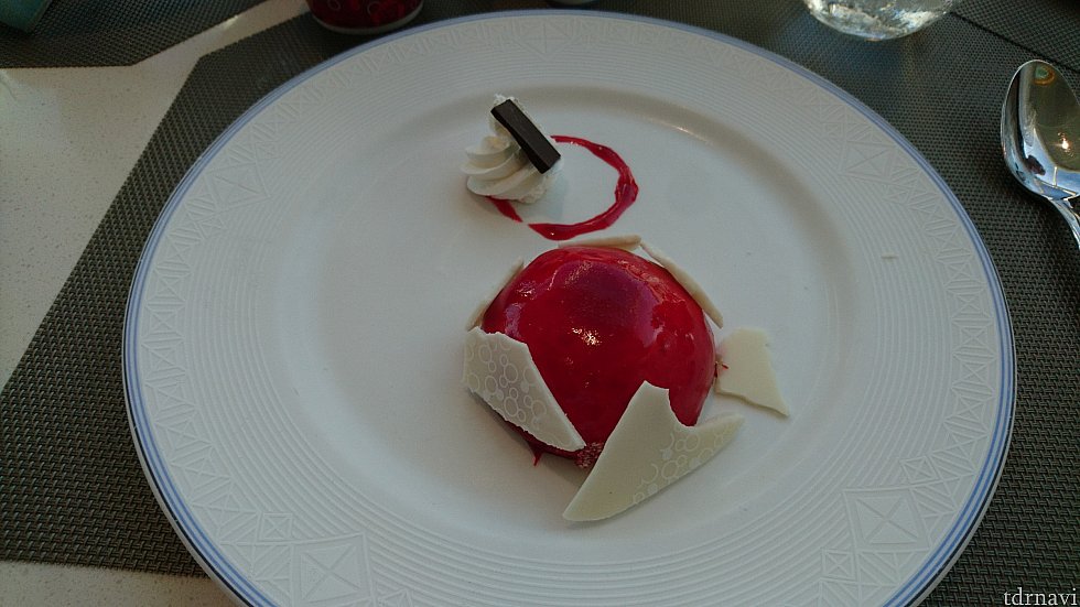 No sugar added dessertの、レモン・ラズベリーのムースボンプです!
甘いですが美味しかったです😁