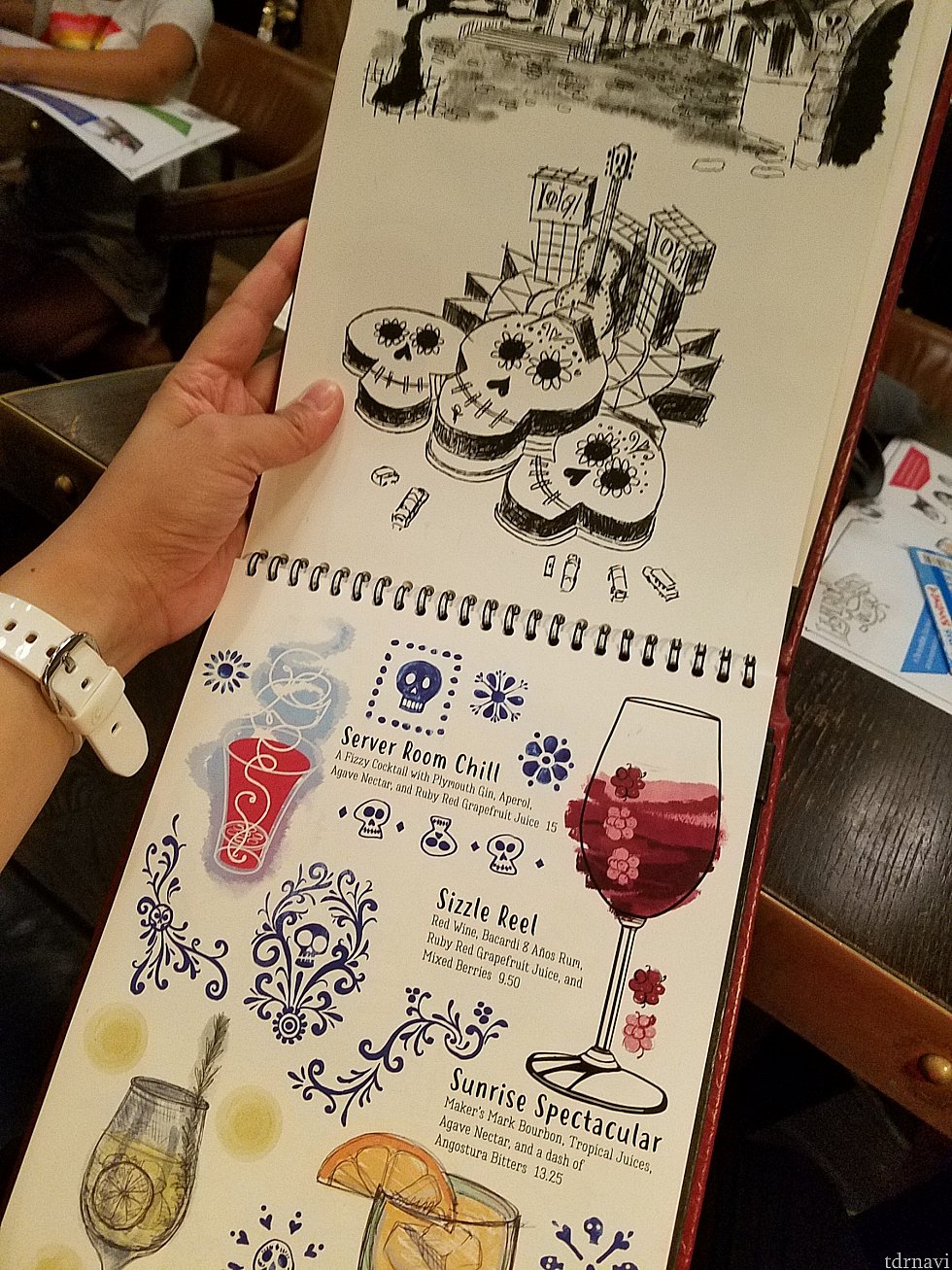 ページ毎に作品のネタが。