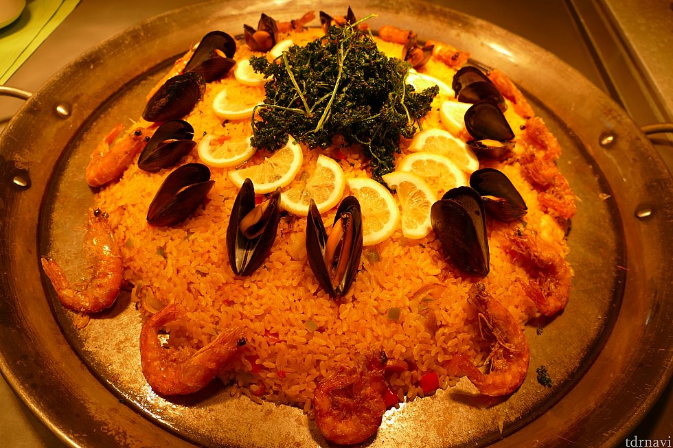 まだ誰もとってなかったパエリア!美味しかった〜!