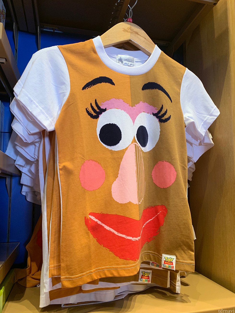 ミセスポテトヘッドのTシャツ。