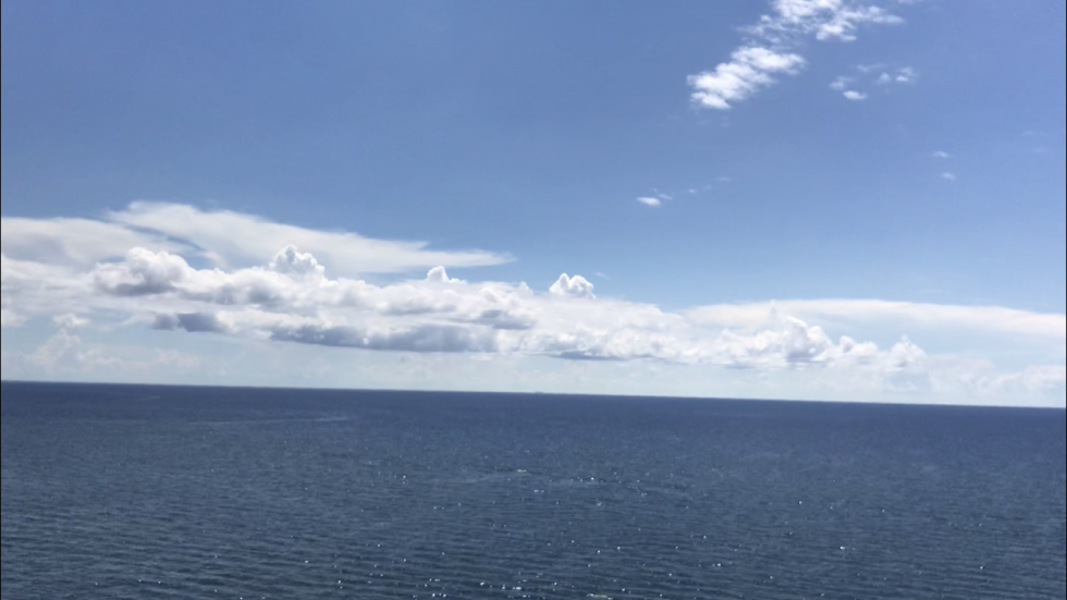 見渡す限りの海!