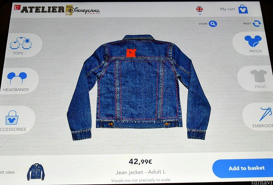 デニムジャケットにはワッペンと刺繍が出来ます
表も裏もカスタマイズ出来ます