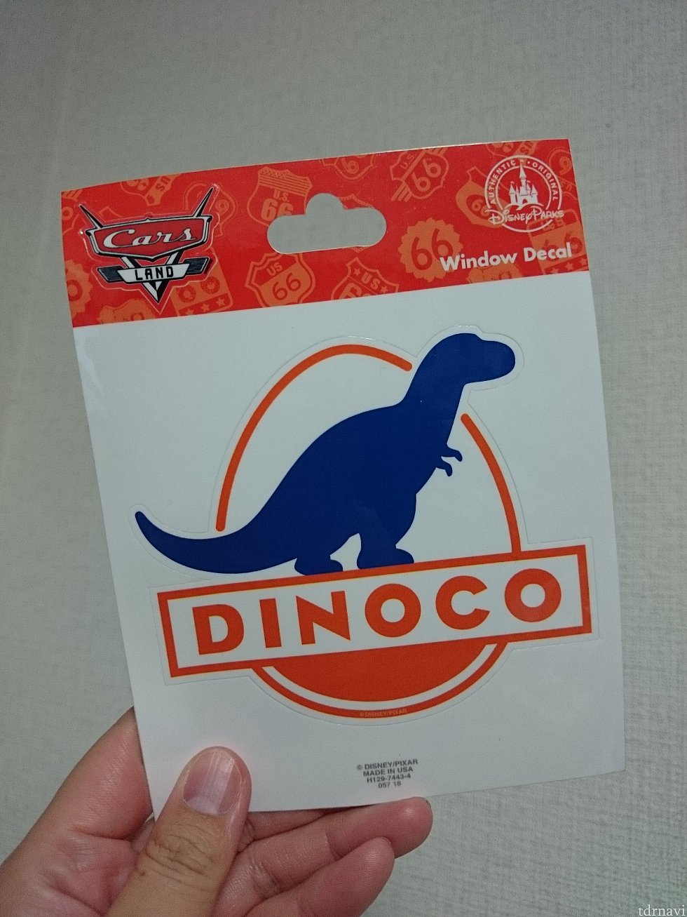 DINOCOのステッカー!
9.99ドル。