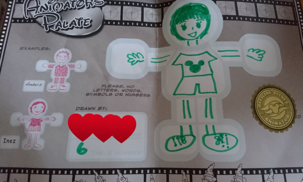 描いたイラストはお持ち帰りできます!
オフィシャルディズニーアニメーターの仲間入りです😆