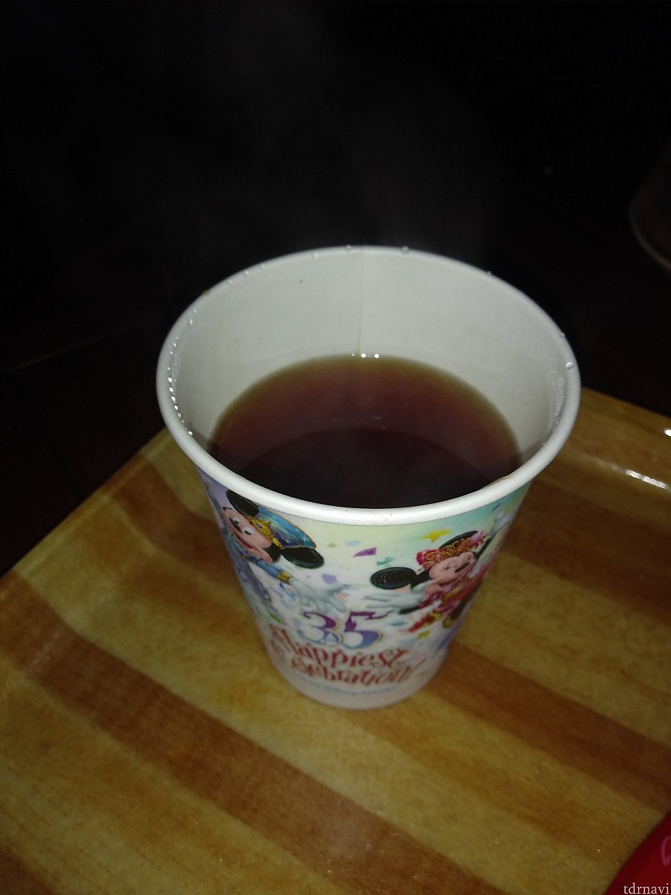ドリンクは紅茶にしました😄
