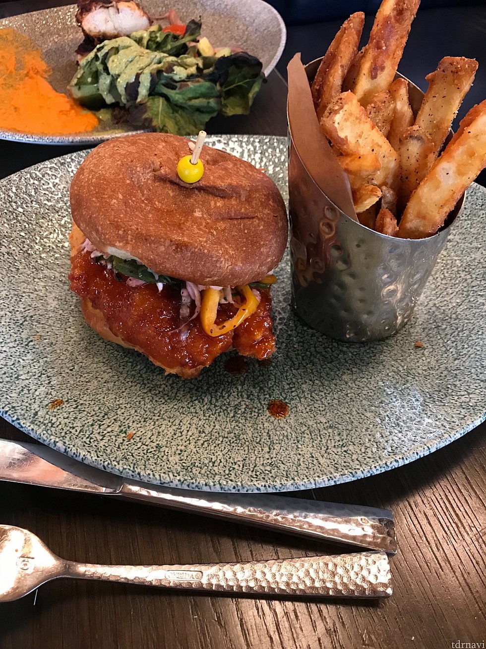 ポテトが美味しかったです!