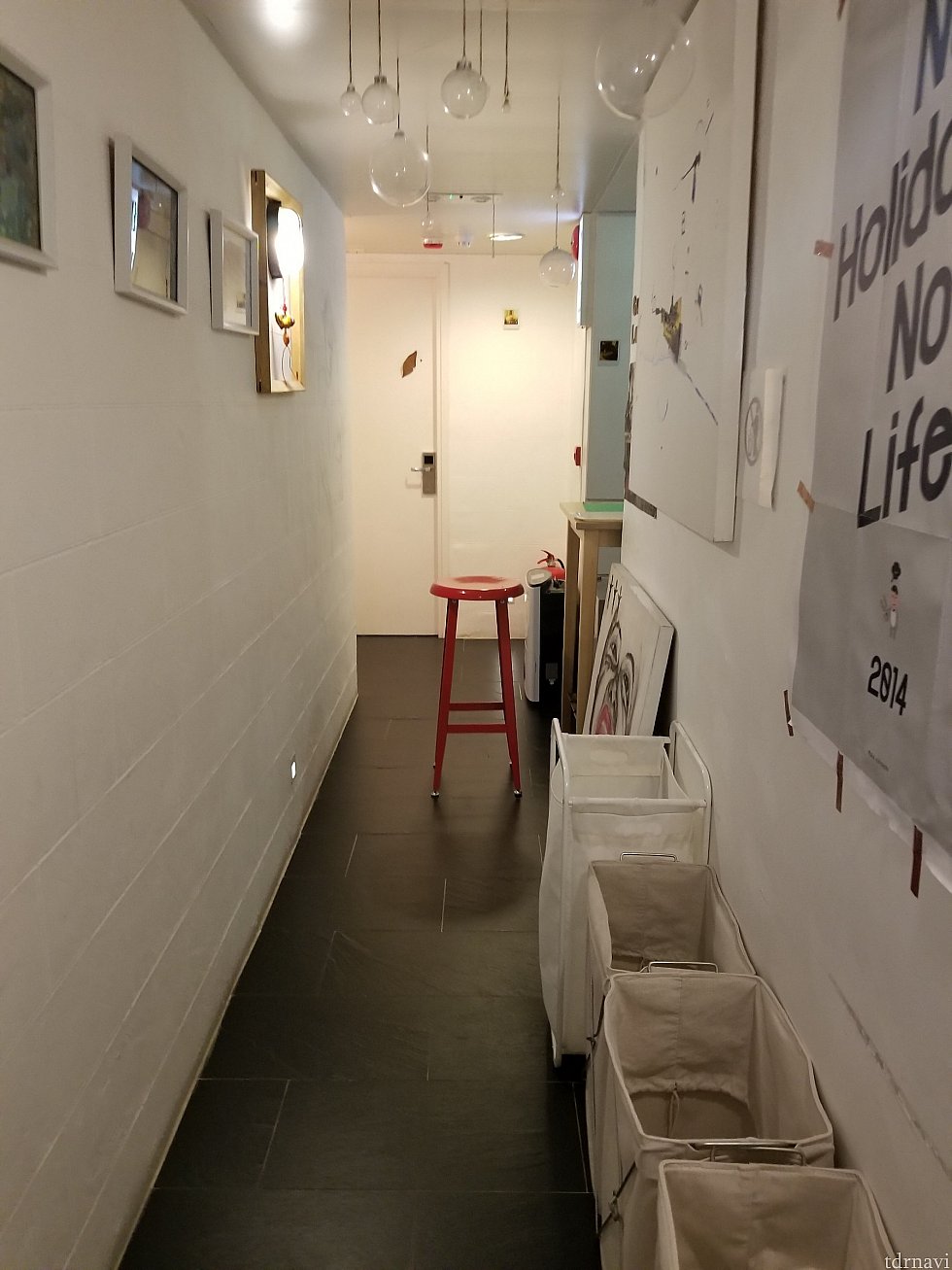 奥正面が今回泊まった部屋でした