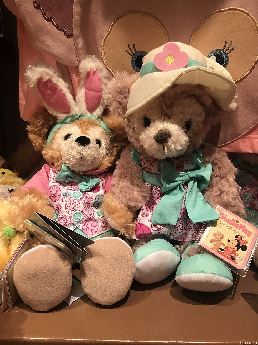 ダッフィー&シェリーメイのぬいぐるみがセットで368HK$