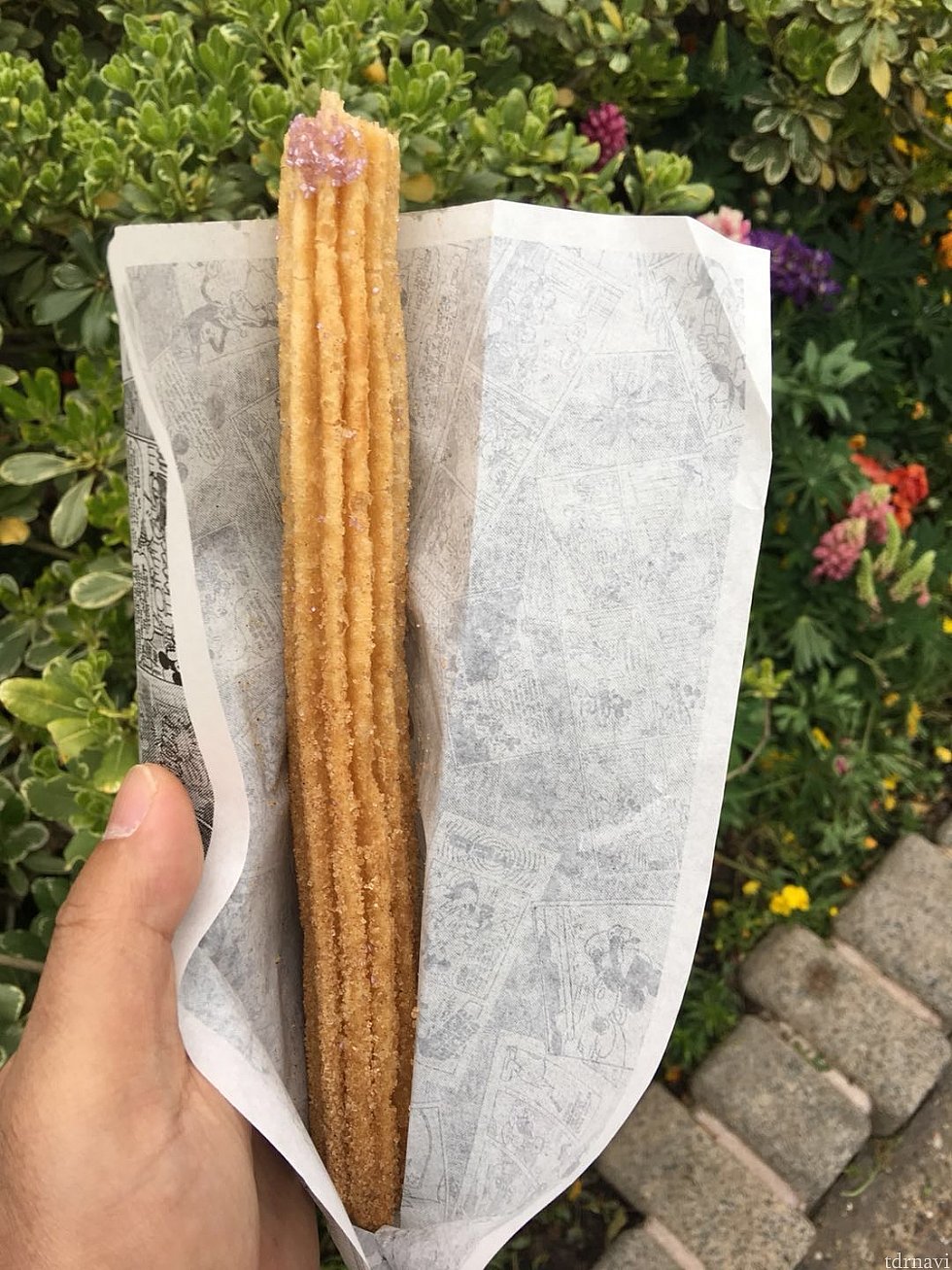 下半分はシナモン味でした。