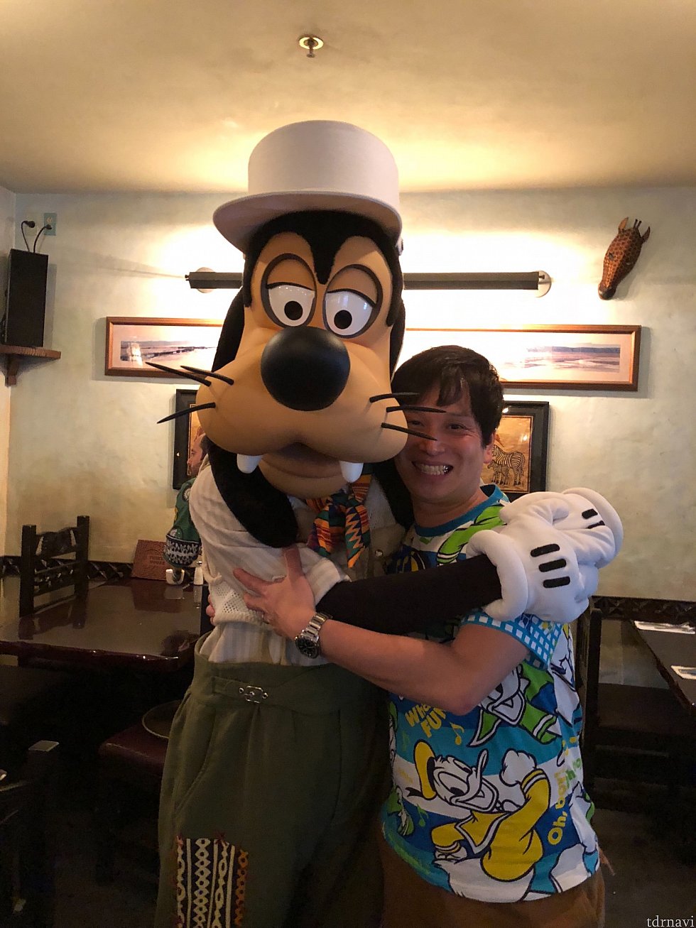 強めのハグ頂きました笑